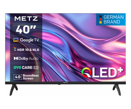 Telewizor 40" Metz 40MQF7030Z  40"  QLED  FHD  Google TV Flicker Free, Light Se